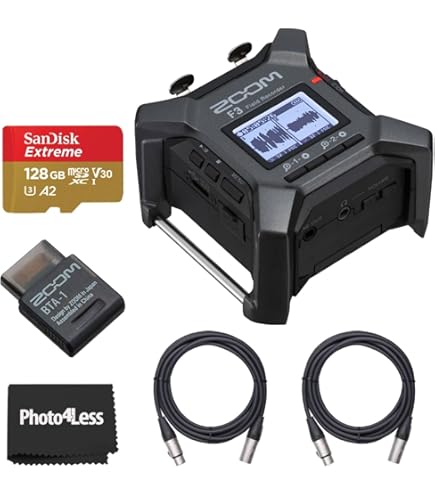 Amazon.com: Zoom F3 Professional Field Recorder and BTA-1